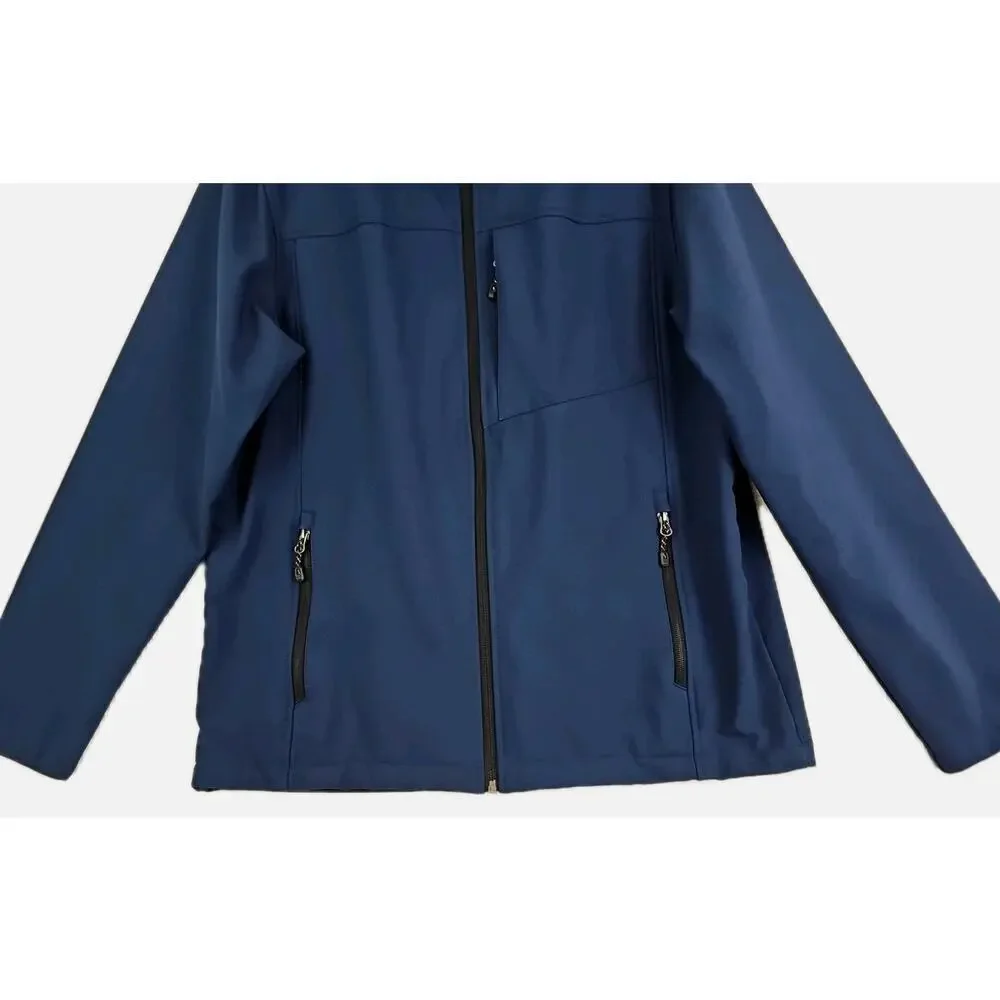 Swisstech ~Men's Size M (38-40)~ Navy Blue Zip-Up Windbreaker Jeacket.